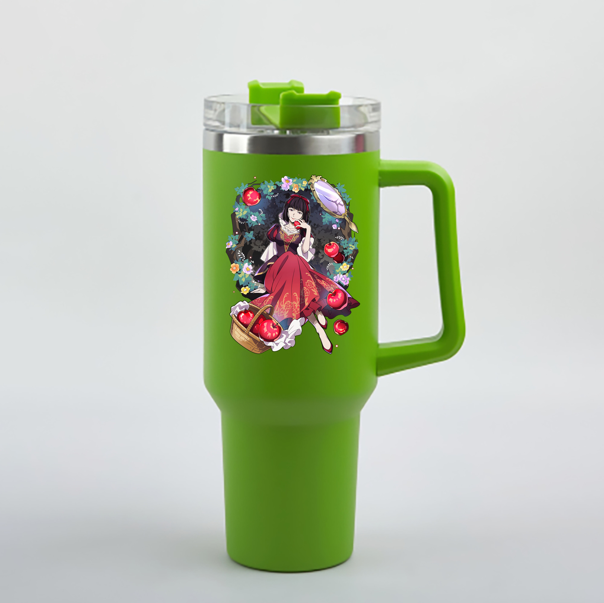 （画像用） 文豪ストレイドッグス Bungo Stray Dogs 1200mL車用タンブラー - クリスタルステッカー（プラスチックストロー付き）